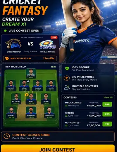 Wwwxwin (xwin) fantasy cricket & matchday visual 3